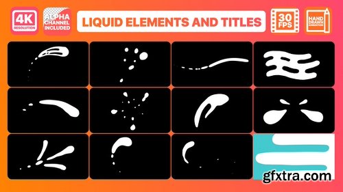 Videohive Liquid Shapes And Titles 22702061