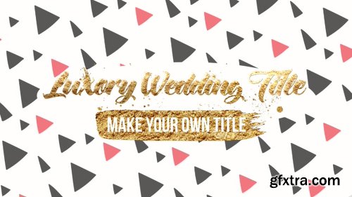 Videohive Luxory Wedding Title Kit 15597193