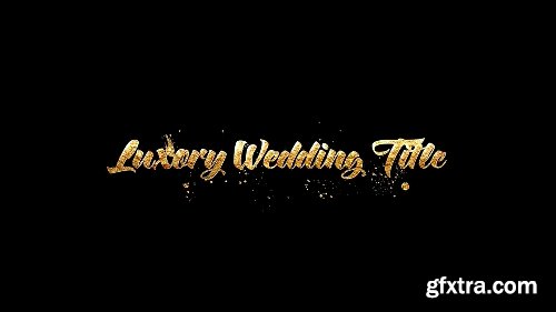 Videohive Luxory Wedding Title Kit 15597193