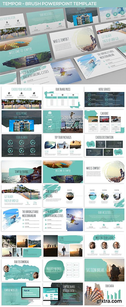 Tempor - Brush Powerpoint Template