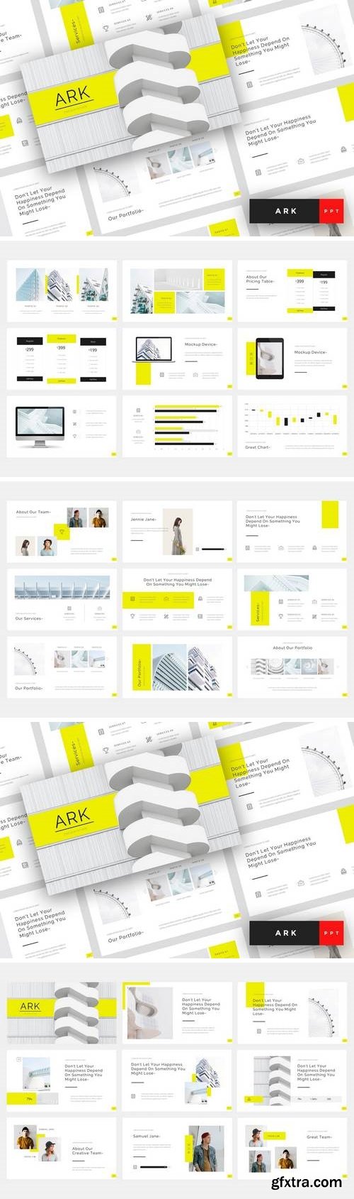 Ark - Architecture Powerpoint, Keynote, Google Sliders Templates