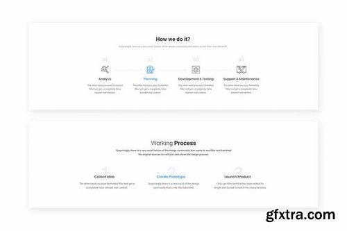 10 Process Steps Widget Design for Web-UI Kit