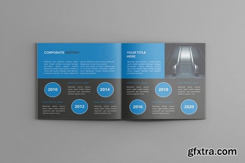 Mavka - Square Company Profile Brochure Template