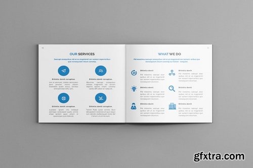 Mavka - Square Company Profile Brochure Template