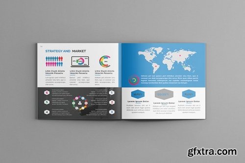 Mavka - Square Company Profile Brochure Template