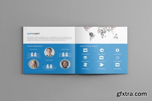 Mavka - Square Company Profile Brochure Template