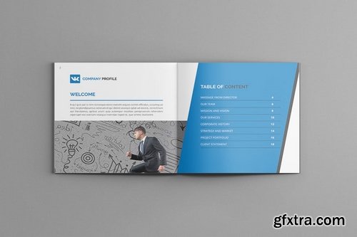 Mavka - Square Company Profile Brochure Template