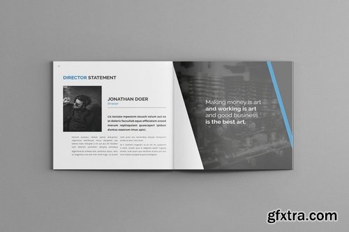 Mavka - Square Company Profile Brochure Template