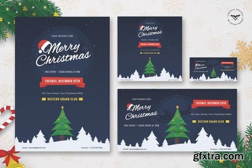 Christmas Flyer & Social Media Pack Template