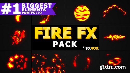 MA - Cartoon Fire FX Pack Stock Motion Graphics 149376