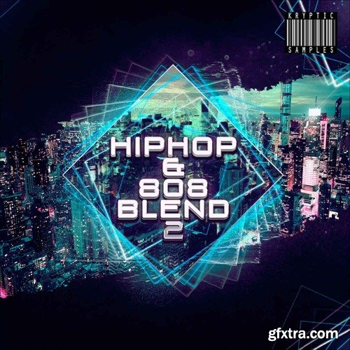 Kryptic Samples Hip Hop & 808 Blend 2 WAV MIDI