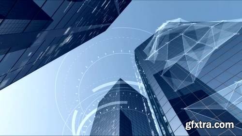 MA - Impressive Digital City Buildings Architecture Stock Motion Graphics 149225