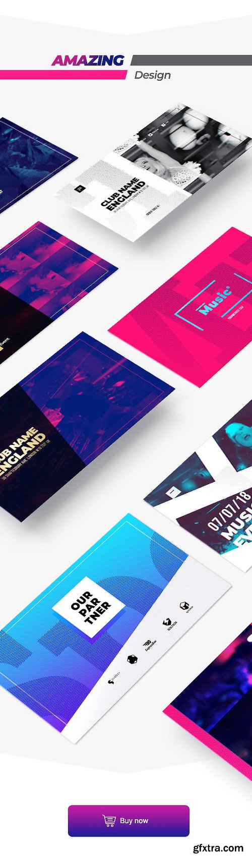 Videohive Music Action Flyer Pack 21850291