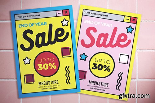 End Of Year Sale Flyer