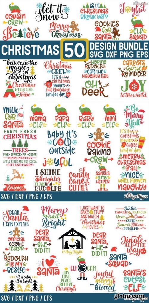 CF - MEGA Christmas SVG Bundle 782452