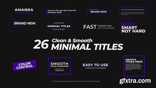 Videohive - Titles Pack - 21609637