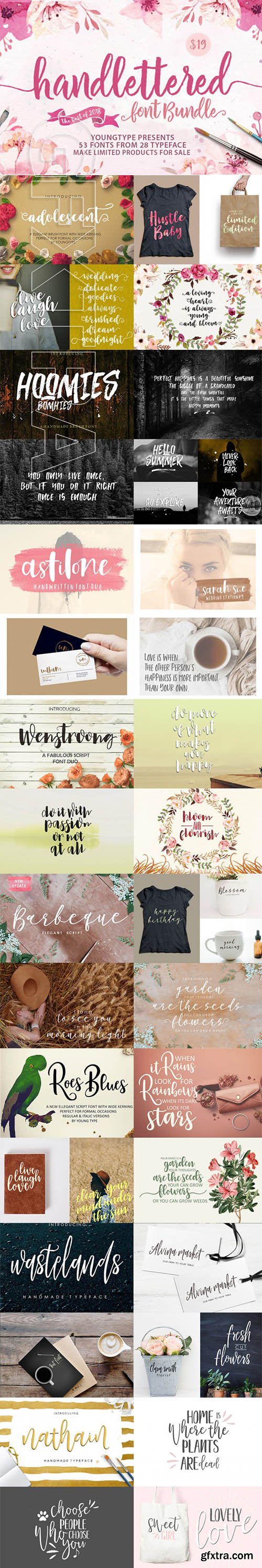 Handlettered Font Bundle