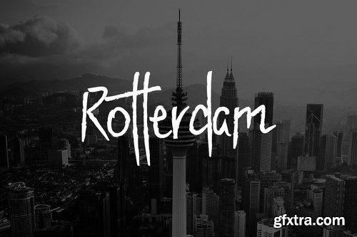 CM - Rotterdam - Handwritten Display Font 3273970