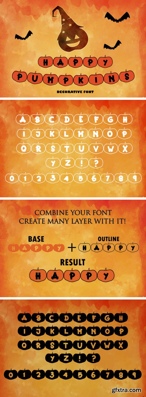 Happy Pumpkins Font