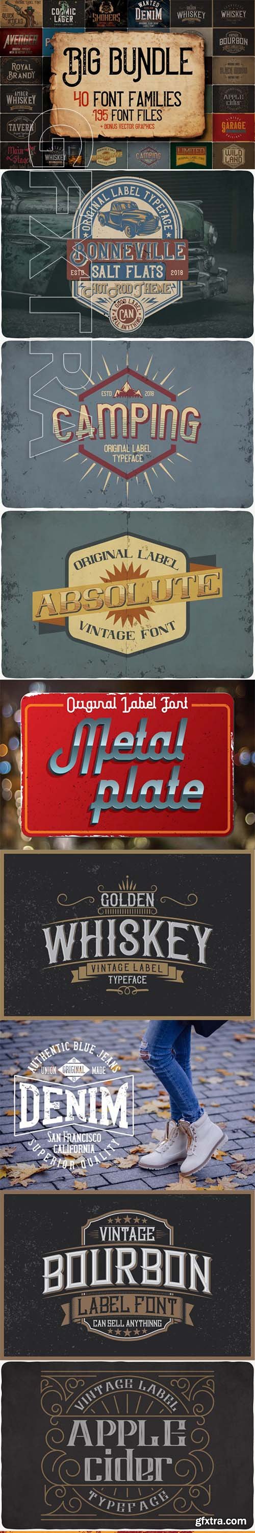 Vintage Fonts Bundle