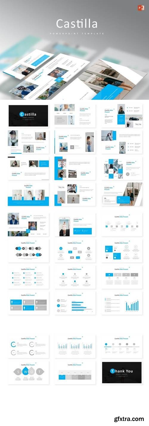 Castilla - Powerpoint, Keynote, Google Sliders Templates