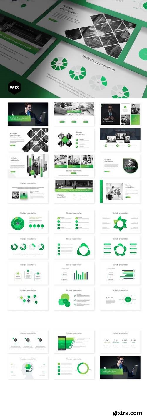 Pizzicato - Powerpoint, Keynote, Google Sliders Templates