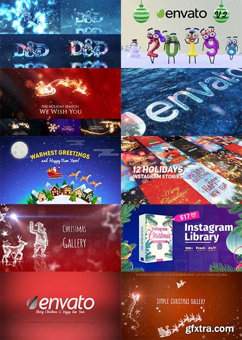 Videohive 2019 Christmas Big Bundle 2