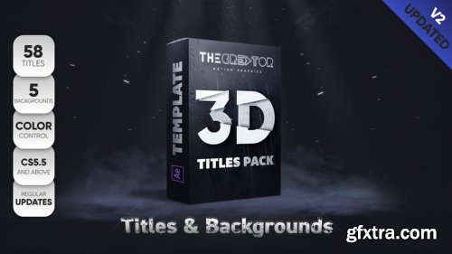 Videohive 3D Titles Pack 22808767