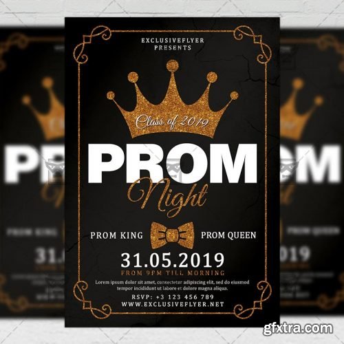 Prom Night Flyer - Seasonal A5 Template