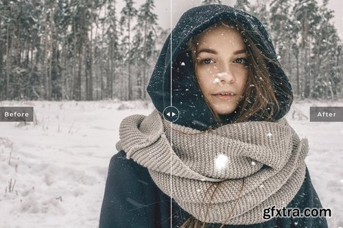 25 Snow Photoshop Overlays