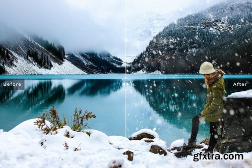 25 Snow Photoshop Overlays