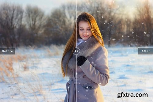 25 Snow Photoshop Overlays