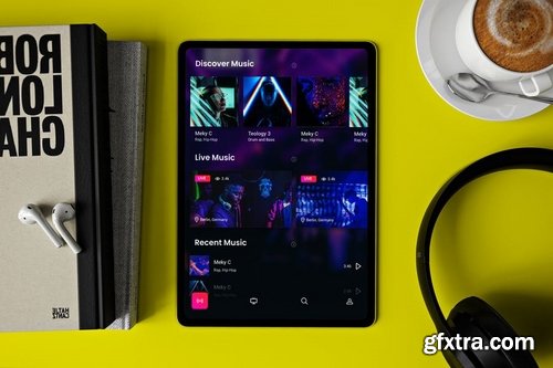 Music App Mockup