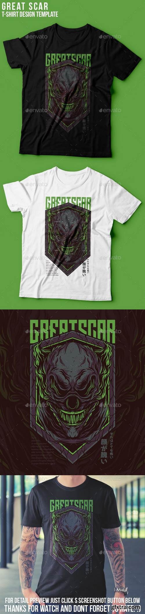 Graphicriver - Great Scar T-Shirt Design 22939359