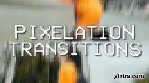 MA -  Pixelation Transitions Premiere Pro Templates 150784