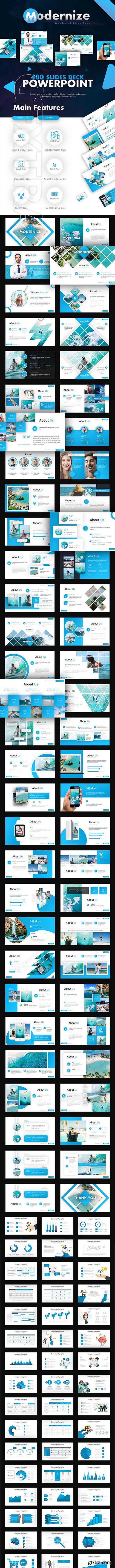 GraphicRiver - Modernize Pitch Deck Powerpoint 22876497