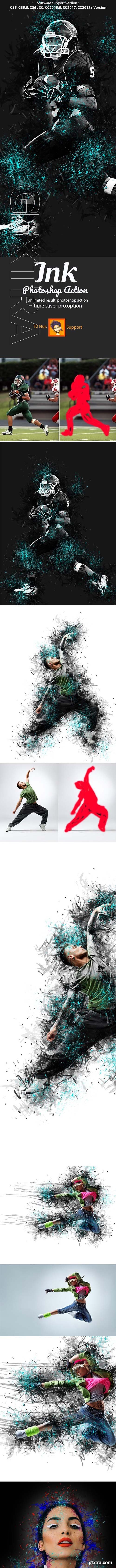 GraphicRiver - Ink Art Photoshop Action 22859820