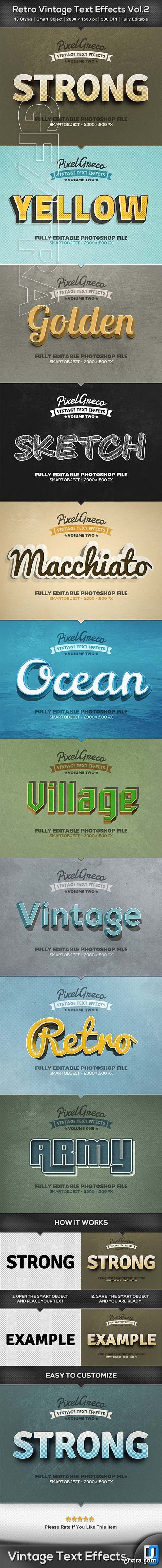 GraphicRiver - Retro Vintage Text Effects Vol2 22891278