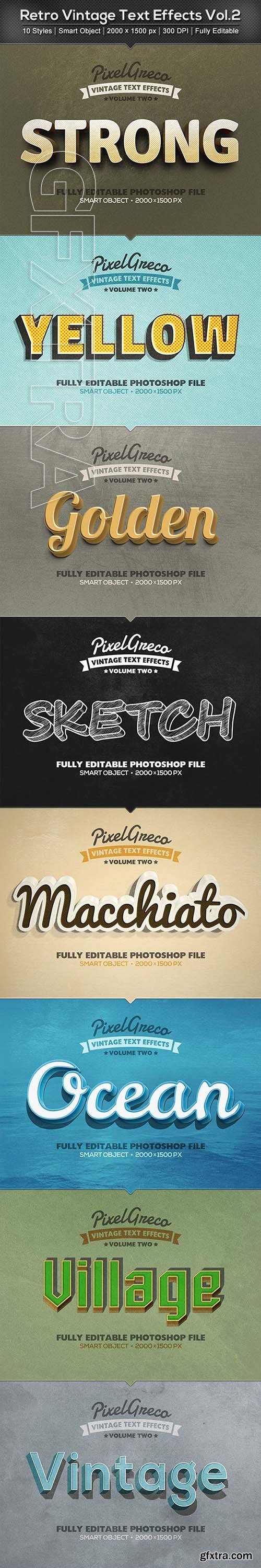 GraphicRiver - Retro Vintage Text Effects Vol2 22891278