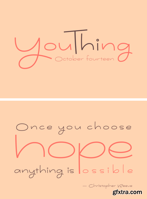 Youthing October Fourteen Font