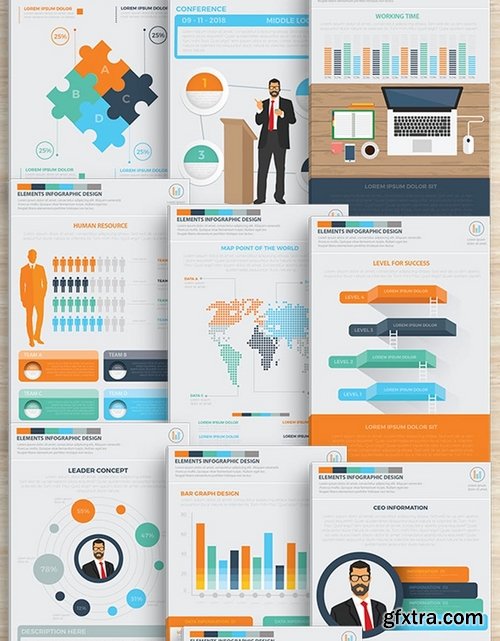 CEO Infographics Design 17 Pages