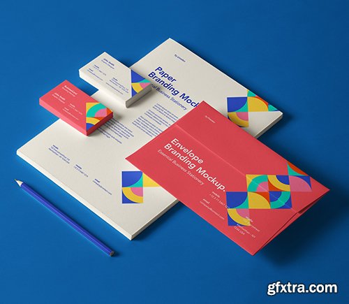 Essential Stationery Psd Mockup Vol 7