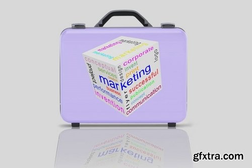 Business suitcase Mockup