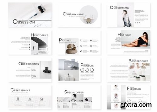 Obsession - Powerpoint Keynote and Google Slides Templates