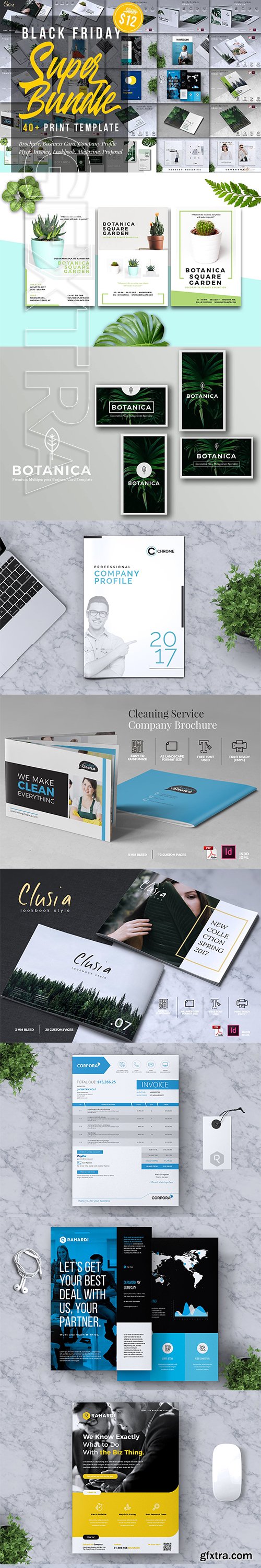 CreativeMarket - Print Template Black Friday 3187485