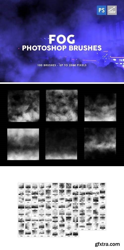 100 Fog Photoshop Stamp Brushes