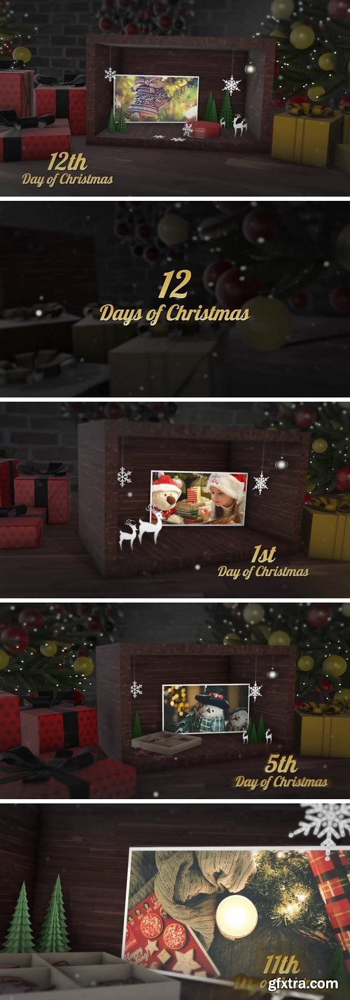 MA -  12 Days Of Christmas After Effects Templates 151024