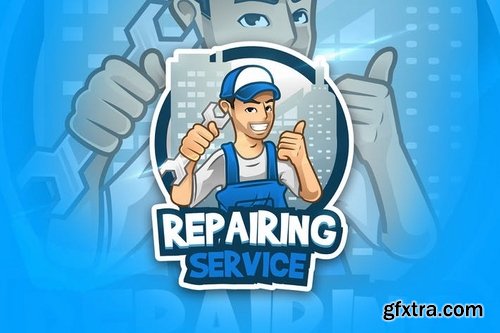 Repairing Service - Mascot & Esport Logo