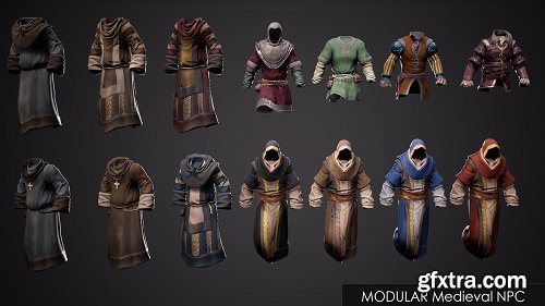 Unreal Marketplace - Modular Medieval NPC