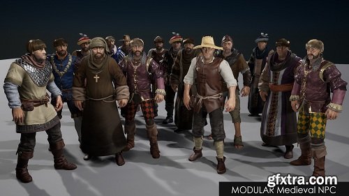 Unreal Marketplace - Modular Medieval NPC